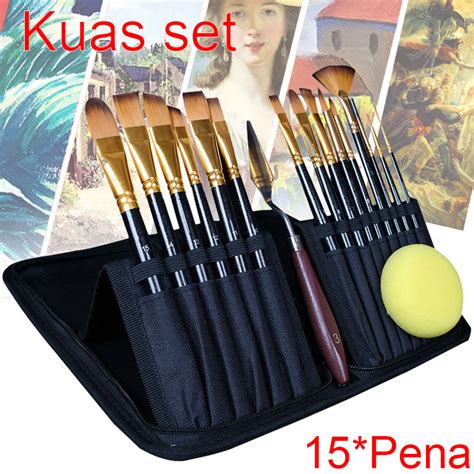 Jual GAGALU Art Brush Set Kuas Lukis BRS 12 SET Kuas Alat Lukis Set