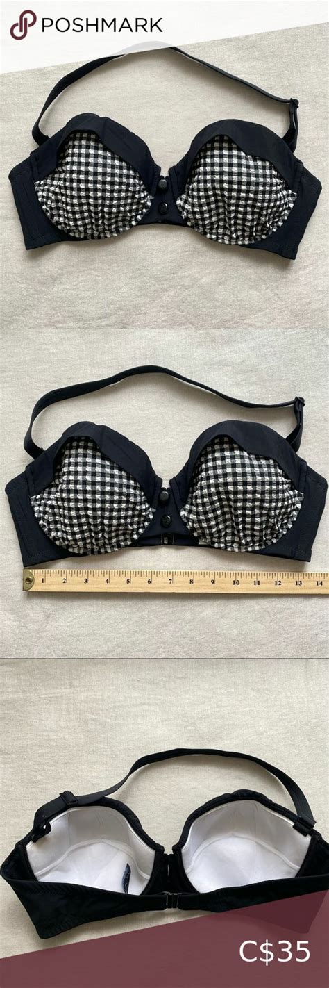 Shan Gingham Bikini Halter Bra Artofit