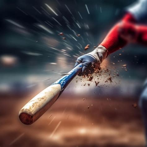 Premium Ai Image Baseball Closeup