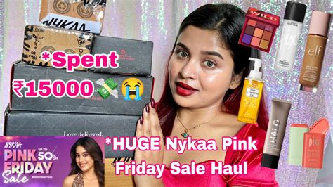 Huge Nykaa Pink Friday Sale 2023 Haul Luxe Makeup Luxe Skincare