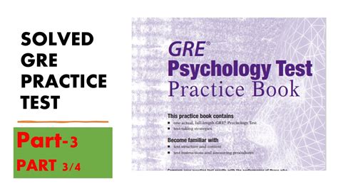 Solved Gre Psychology Practice Test Part Most Important Mcqs Of