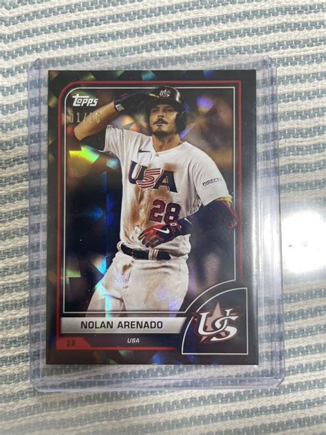 St Nolan Arenado Topps World Baseball Classic Black