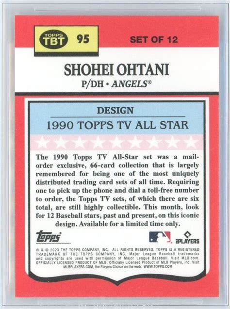 Topps Mlb Shohei Ohtani Throwback Thursday All Star Bgs