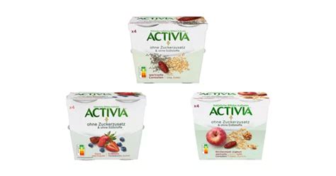 Danone Activia Joghurt Ohne Zuckerzusatz Lidl Ab