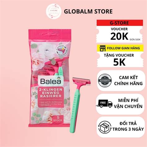 Dao cạo lông vùng kín Balea dao cạo bikini dao cạo lông nách tách lẻ set cái nội địa Đức