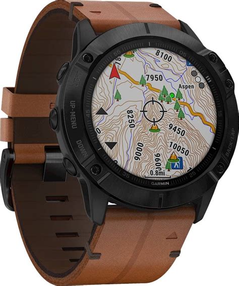Best Buy: Garmin fēnix 6X Sapphire Smartwatch 51mm Fiber-Reinforced ...