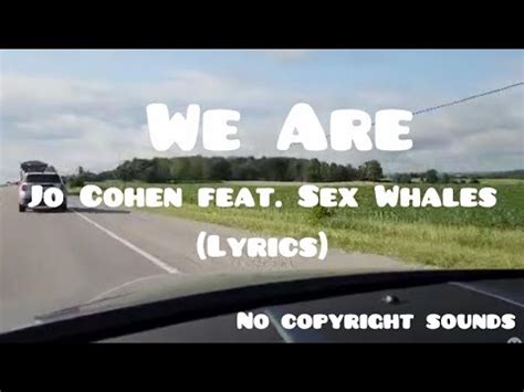 WE ARE LYRICS II JO COHEN FEAT SEX WHALES II NO COPYRIGHT SOUNDS II