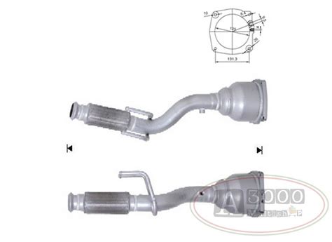 Catalizzatore DFC PEUGEOT EXPERT 2 0TD JTD DPF 1997 Cc 100 Kw 136 Cv