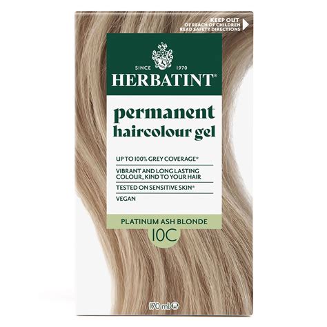 Herbatint Hair Colour Gel C Platinum Ash Blonde Ml Healthylife