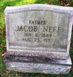 Jacob Neff 1849 1933 Find A Grave Memorial