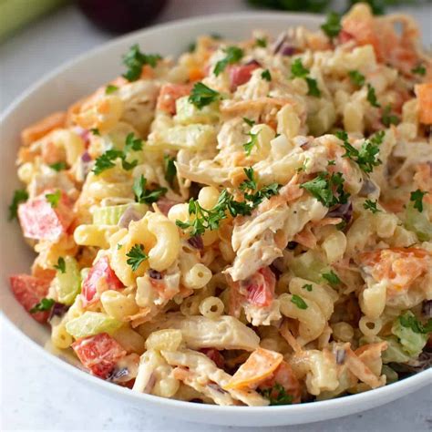 Chicken Macaroni Salad Dizzy Busy And Hungry