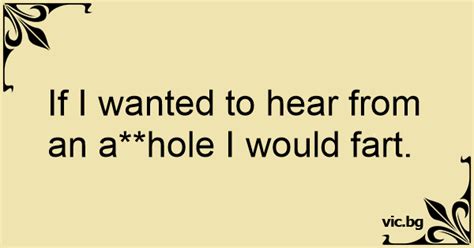 Talking Out Of Your Ass