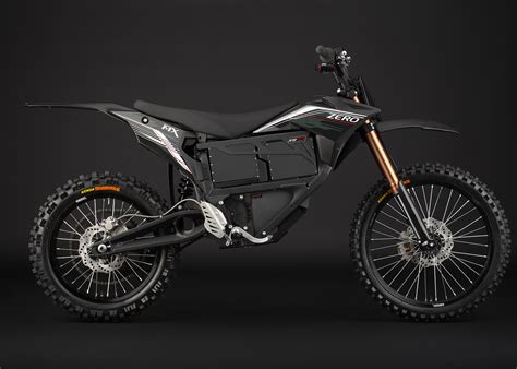 2013 Zero Mx Electric Motorcycle Black Profile Right