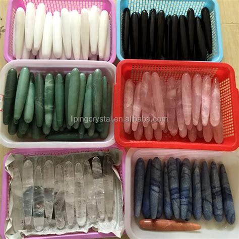 Natural Rose Quartz Crystal Dildo Crystal Penis Safe Crystal Women Sexy Masturbation Massage