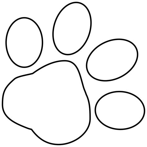 Paw Print Clipart Tereinside