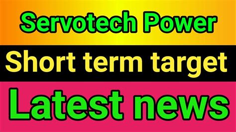 Servotech Power Share Servotech Power Share Latest News Servotech