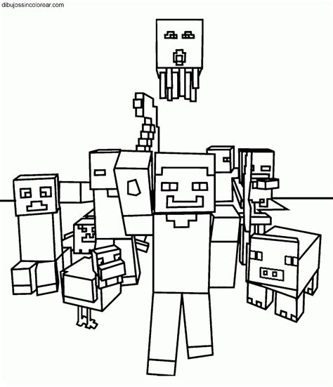Desenho Para Imprimir Do Minecraft - 6