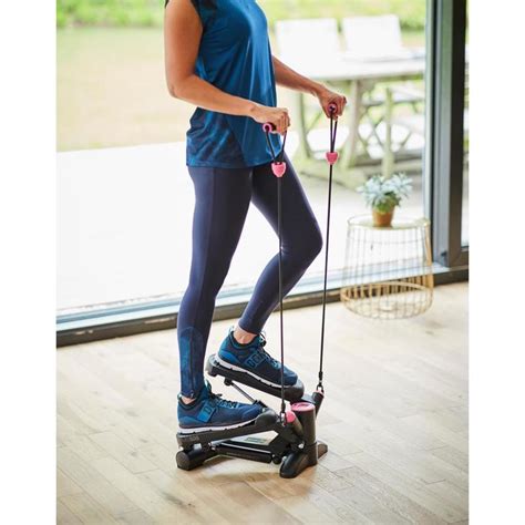 Stepper Cardio Fitness Domyos Twister MS500 con elásticos negro rosa ...