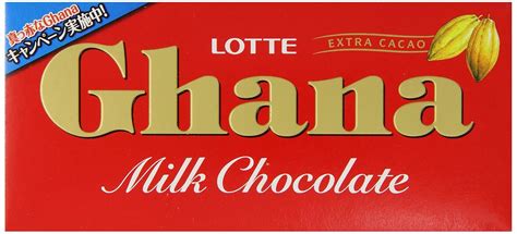 Lotte Ghana Milk Chocolate Bar 194 Ounce By Lotte Amazonde