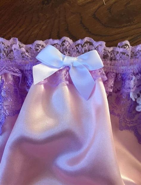 Baby Pink Satin Sissy Knickers Softly Silky Bikini Panties Etsy Australia