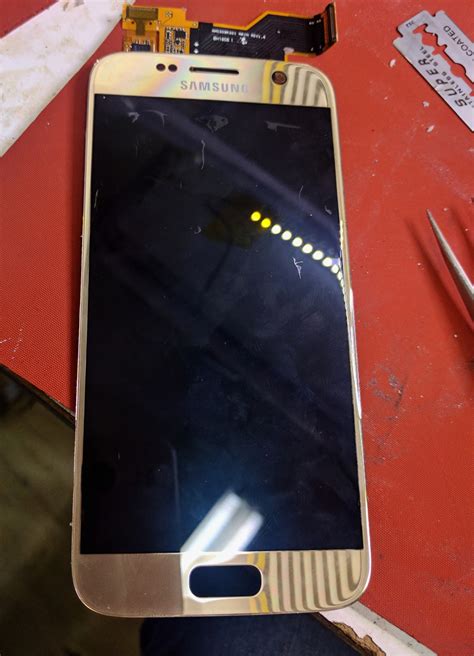 Восстановление экрана на Samsung s7 /OCA | Пикабу