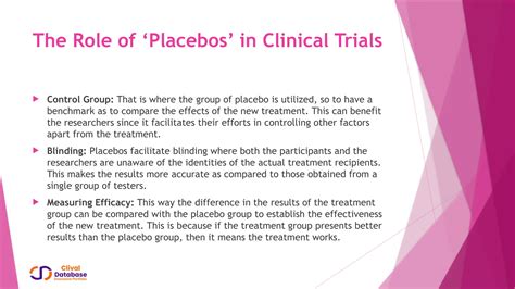 The Role Of Placebos In Clinical Trialspptx