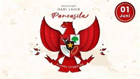 20 Kata Kata Ucapan Dan Poster Hari Lahir Pancasila 2024 Untuk