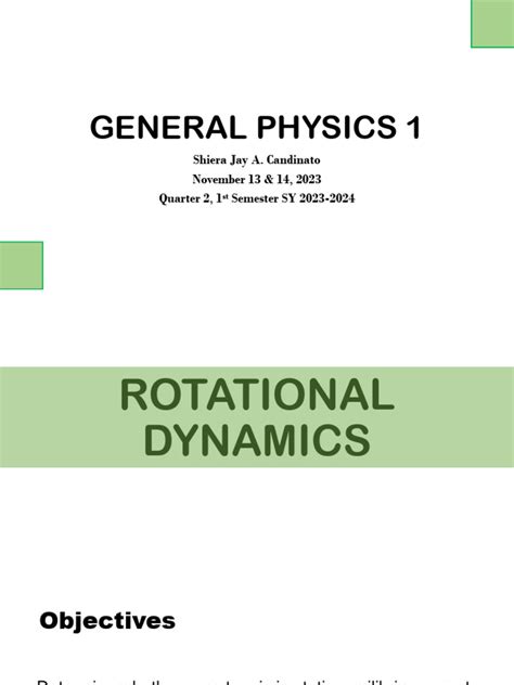 Rotational Dynamics | PDF | Rotation Around A Fixed Axis | Torque