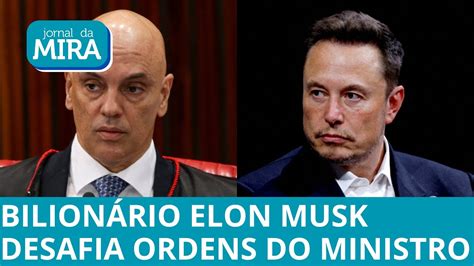 MINISTRO DO STF ABRE INQUÉRITO CONTRA ELON MUSK POR OBSTRUÇÃO DE