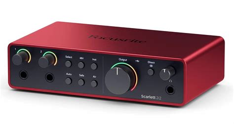 Купить Звуковая карта FOCUSRITE Scarlett 2i2 4th Gen с бесплатной ...