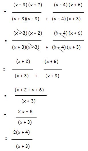 Steps For Adding Rational Expressions