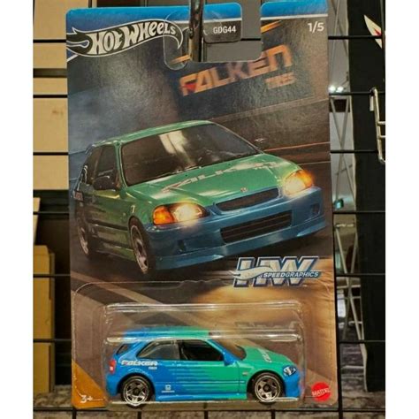 Jual Hot Wheels Speed Graphics Falken Honda Civic Type R Ek Shopee Indonesia