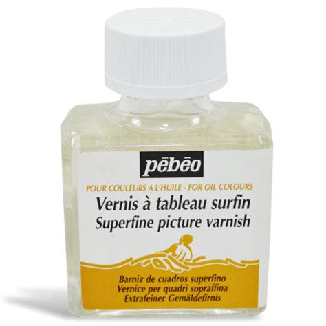 Verniz Para Pintura Em Tela - Verniz Extra-Fino Para Pintura em Tela Pebeo 75ml – Fruto de Arte