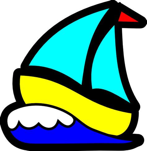 Simple Sailboat Clipart