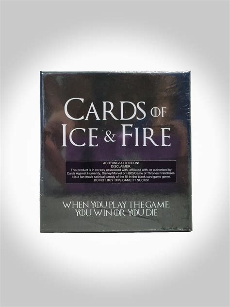 Cards Of Ice And Fire Board Game Republic