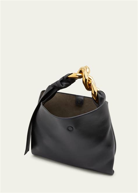 JW Anderson Small Chain Leather Hobo Bag Bergdorf Goodman