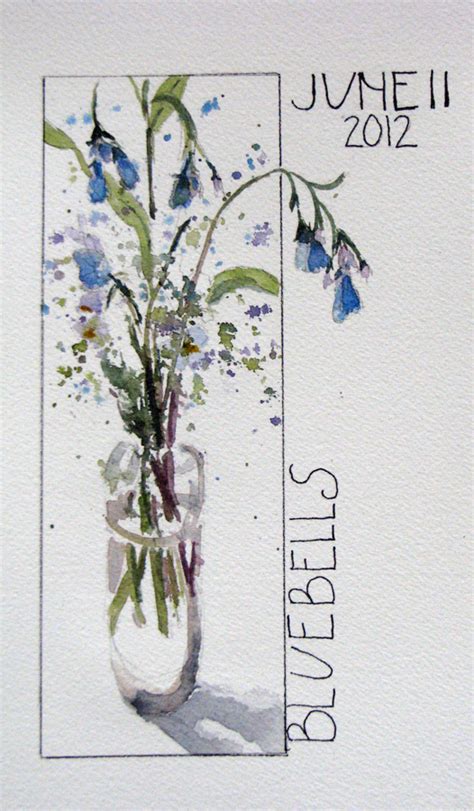 Bluebell Sketch At Paintingvalley Explore Collection Of Bluebell