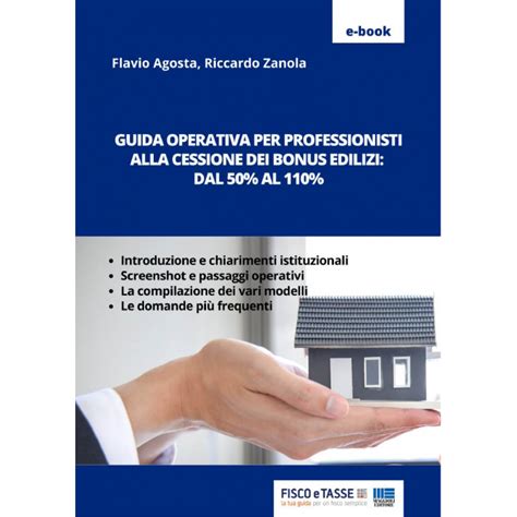 Cessione Bonus Edilizi Guida Operativa Professionisti FISCOeTASSE