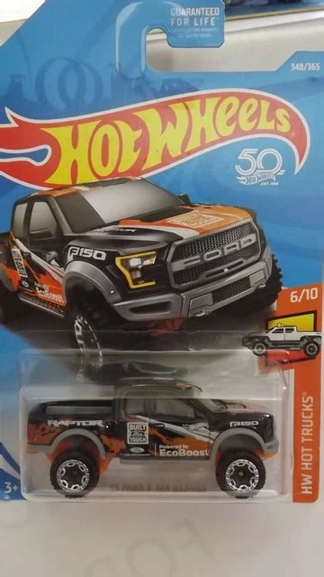 2018 HOTWHEELS 17 Ford F 150 Raptor HW Hot Trucks Scala 6 10 1 64 EUR 4 44 PicClick IT