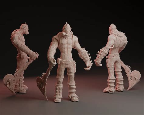 Kreig And His Buzz Axe By Peter Farell Download Free Stl Model