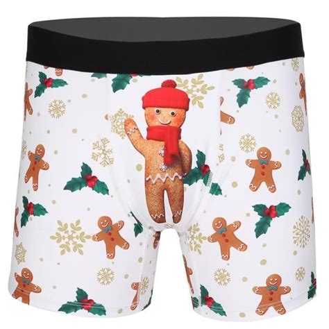 Yizyif Homme Boxer No L Sexy Cale On Imprim Lastique Shorty Sous