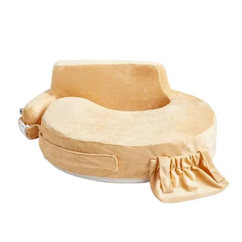 brest friend super deluxe nursing pillow gold babymama