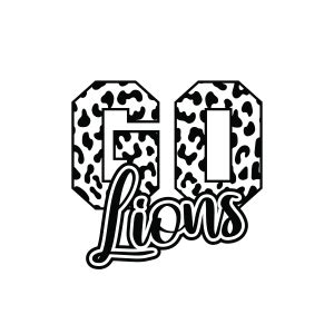 Go Lions Svg With Leopard Lions Svg Premiumsvg