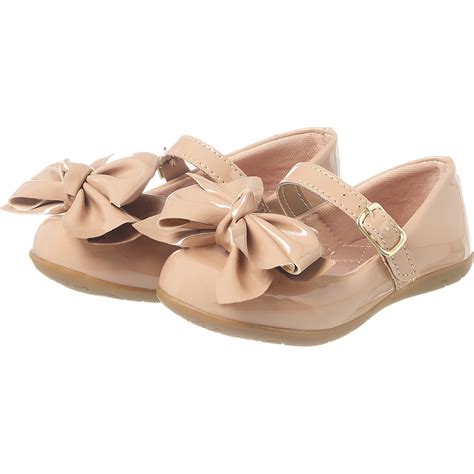 Sapatilha Feminina Infantil Boneca Sapato Menina Rasteira Nude Laço Grande Shopee Brasil