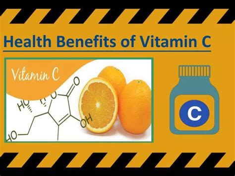 Ppt Health Benefits Of Vitamin C Powerpoint Presentation Free