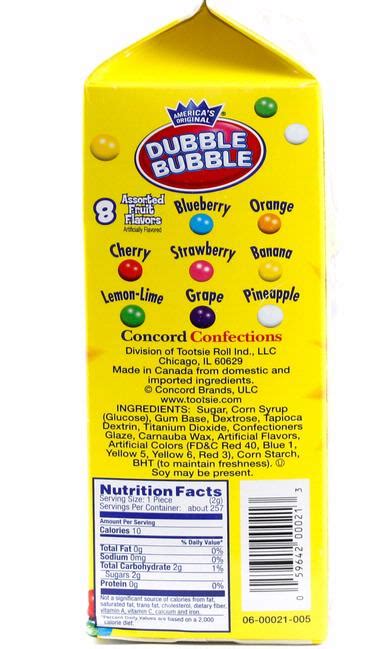 Dubble Bubble Assorted Mini Gumballs Carton • Gumballs Bubble Gum