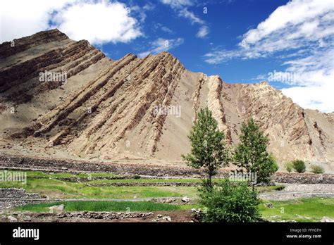 Barren Mountain Ladakh Jammu And Kashmir Ut Union Territory