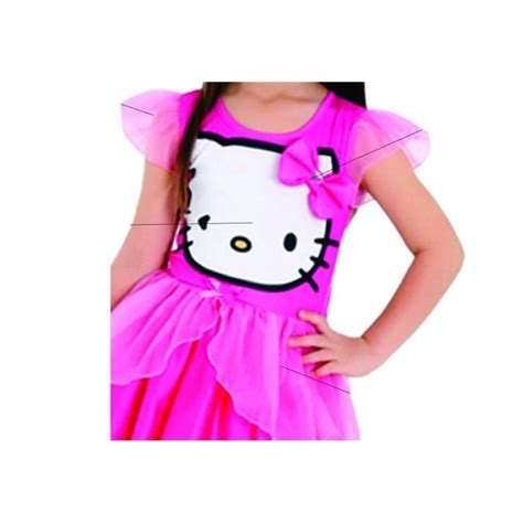 Fantasia Hello Kitty Infantil Completa Com Tiara
