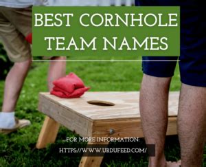 Funny, Cool, Clever & Best Cornhole Team Names - Urdu Feed