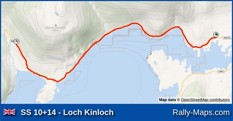 Ss Loch Kinloch Stage Map Mull Rally Rally Maps